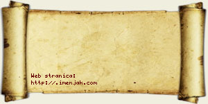 Jovana Mladenović vizit kartica